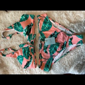 NTW Cupshe palm leaf Bikini